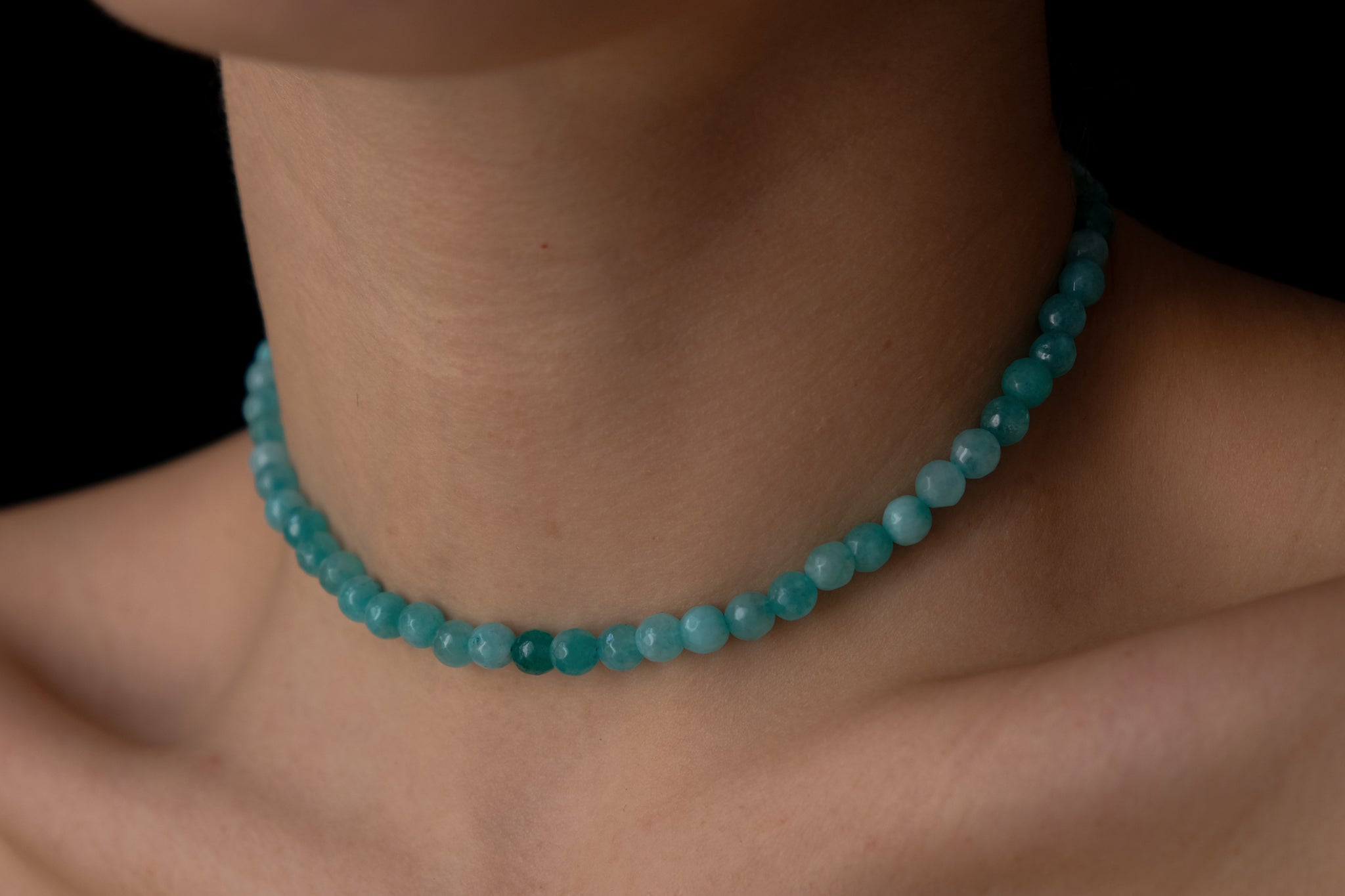 Turquoise ágata choker