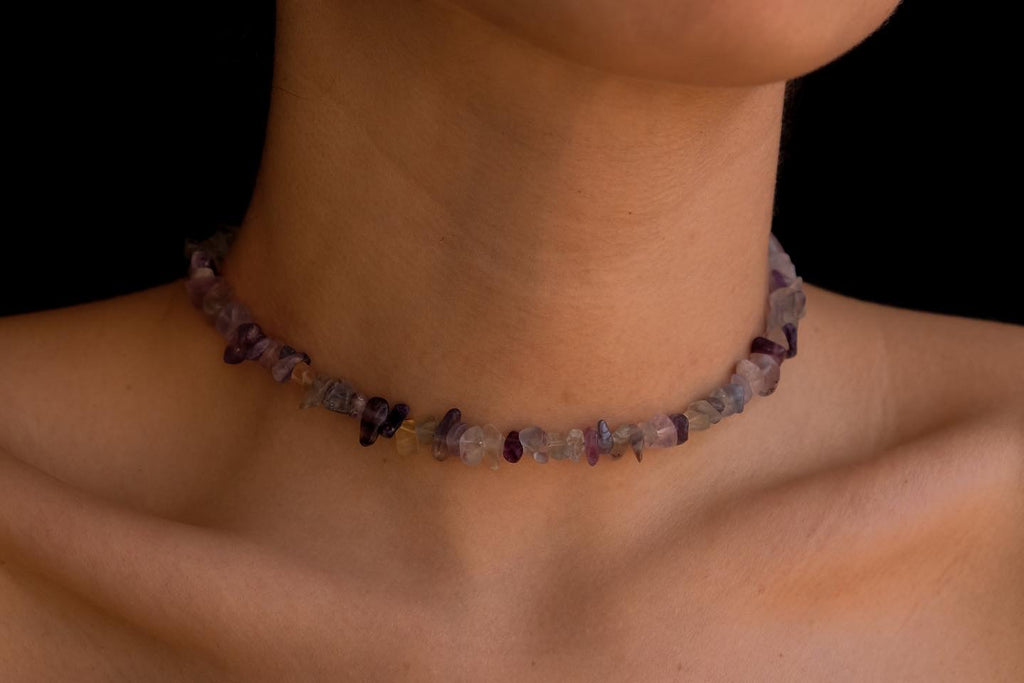 Fluorita choker