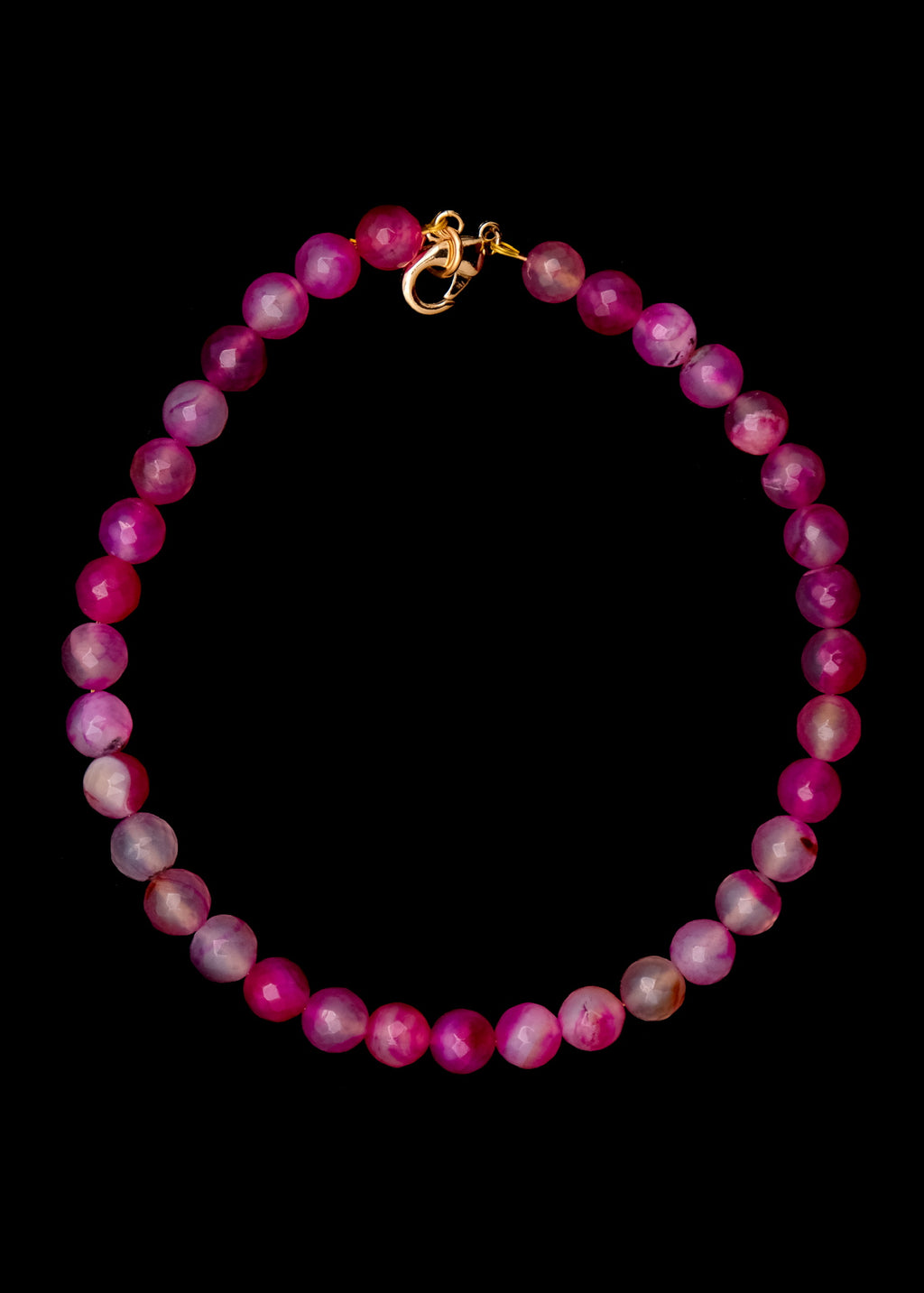 Pink ágata necklace