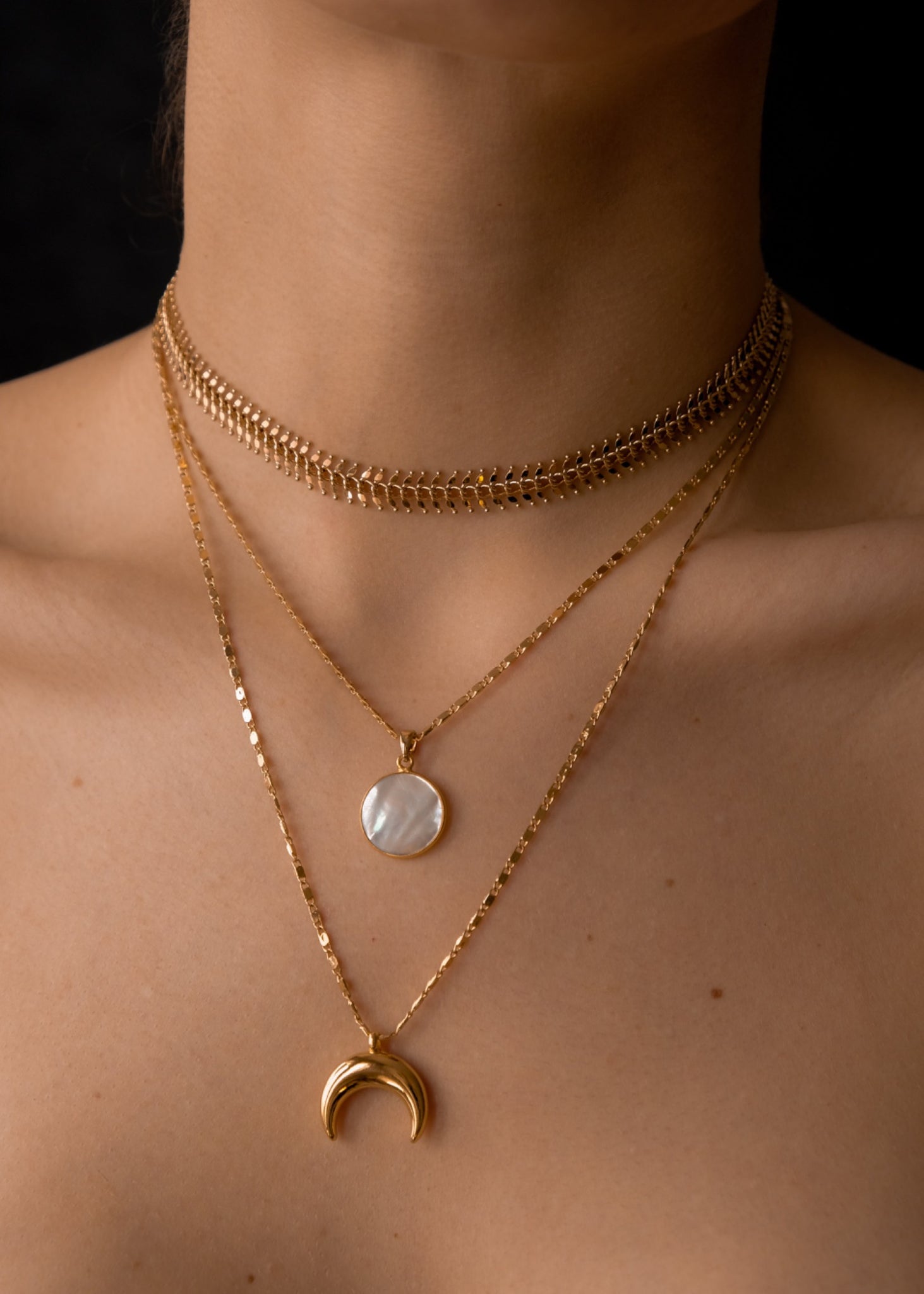 Mother Pearl circle set