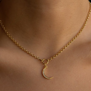 Crescent Moon Choker