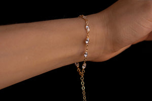 Crystal ovals bracelet